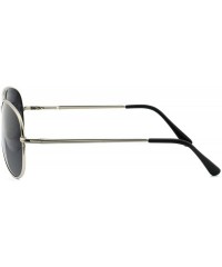 Round Stylish Polarized Sunglasses 100% UV Protection For Women - C1- Silver - C318GNRRK7C $10.53