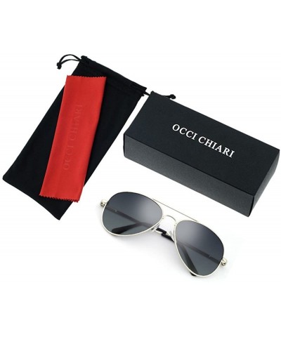 Round Stylish Polarized Sunglasses 100% UV Protection For Women - C1- Silver - C318GNRRK7C $10.53