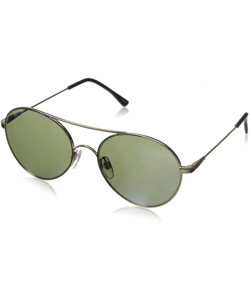 Round Visual Huxley Sunglasses - Gold - CJ11YIH42JX $85.81