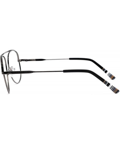 Aviator Photochromic Metal Sunglasses for Men Women Polarized Lens - C1-black+gun - CB18TZIK4A3 $20.80