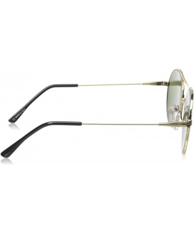 Round Visual Huxley Sunglasses - Gold - CJ11YIH42JX $55.66