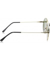 Round Visual Huxley Sunglasses - Gold - CJ11YIH42JX $85.81