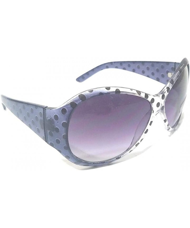 Rectangular Womens Eyewear Glasses Western Sunglasses - Polka Dot Black - C618W6OQ6OR $15.69