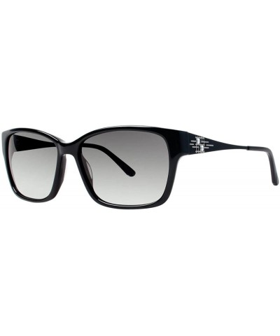 Oversized Women's Valda Oversized Square Sunglasses Non Polarized - Black - 56 - CV129YX8YKX $30.12