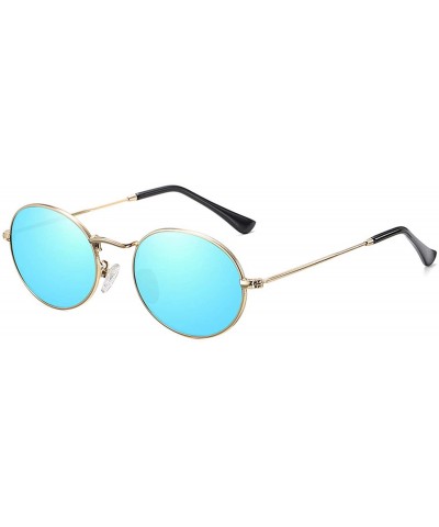 Rimless Women Retro Classic Small Oval Sunglasses Men Luxury Vintage Mirrors Lens Round Sun Glasses UV400 - 1 - CJ198A5WHU4 $...
