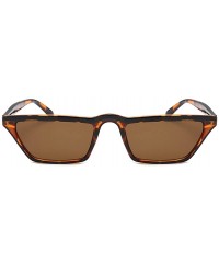 Square retro square sunglasses personality small frame glasses - C4 - C218CZ32MAE $17.30