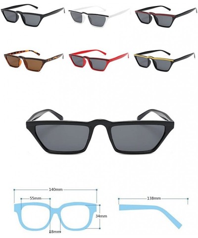 Square retro square sunglasses personality small frame glasses - C4 - C218CZ32MAE $17.30