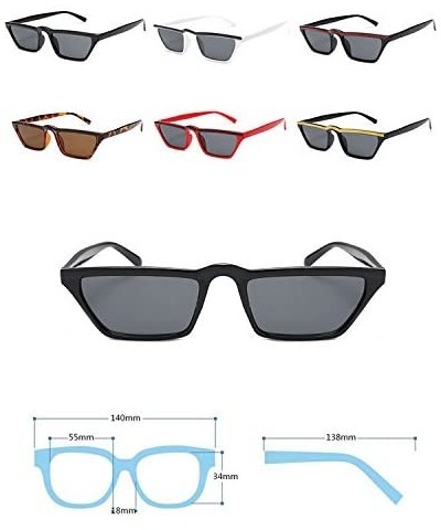 Square retro square sunglasses personality small frame glasses - C4 - C218CZ32MAE $17.30