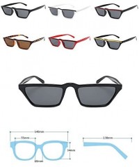 Square retro square sunglasses personality small frame glasses - C4 - C218CZ32MAE $17.30