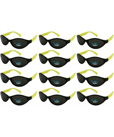 Sport 12 Pack 80's Style Neon Party Sunglasses Adult/Kid Size with CPSIA certified-Lead(Pb) Content Free - CN12O3VG981 $12.02