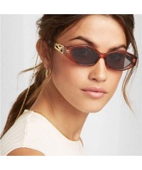 Cat Eye Vintage Cat Eye Sunglasses Women 2020 Brand Designer Modern Sun Glasses Female Black Red Frame UV400 - C9198O3CKKH $9.78