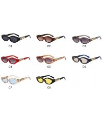 Cat Eye Vintage Cat Eye Sunglasses Women 2020 Brand Designer Modern Sun Glasses Female Black Red Frame UV400 - C9198O3CKKH $9.78