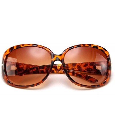 Square Unisex Fashion Square Shape UV400 Framed Sunglasses Sunglasses - Leopard - CH196D9A8ST $14.92