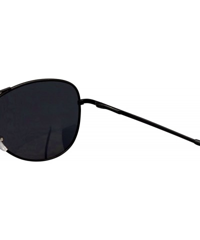 Aviator Sunglasses Men's Ladies Fashion 80s Retro Style Designer Shades UV400 Lens Unisex - Black - C811LDQ0CAJ $9.90