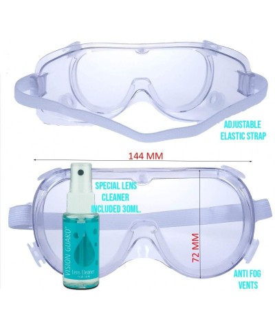 Goggle Protective Goggles Protection Resistant Included - 2 Goggles & 1 Lens Cleaning Bottle - C9198A2HLH8 $13.85