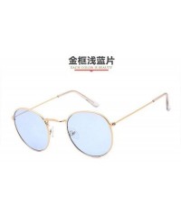 Square Women Classic Retro Round Sunglasses Fashion Vintage Small Sun Glasses Luxury Mirror Men Dazzle - 17 - CK198A99A9G $40.44