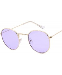 Square Women Classic Retro Round Sunglasses Fashion Vintage Small Sun Glasses Luxury Mirror Men Dazzle - 17 - CK198A99A9G $40.44