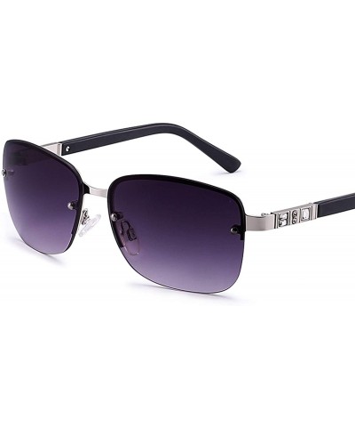 Rimless Sunglasses Women Designer Brand Luxury Rimless Retro Sunglasses Pink Mirror - C1 - CV18W0E7Z4Q $58.87