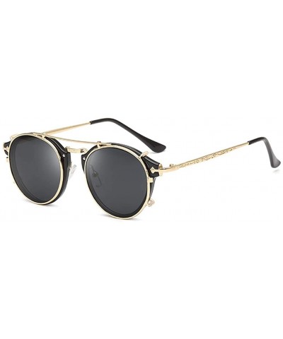 Goggle Luxury Sunglasses Metal Frame-Classic Matte Shade Glasses-Polarized Unisex - A - CP190O0U2AO $60.90