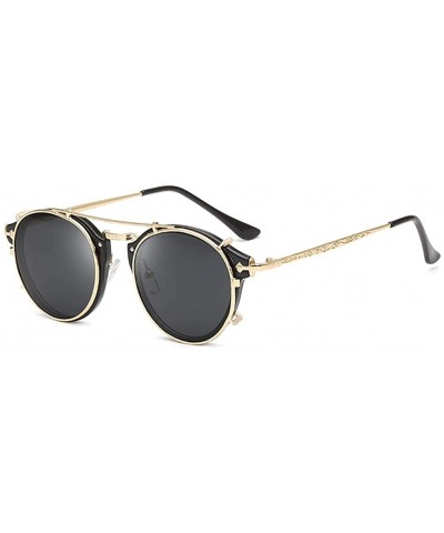 Goggle Luxury Sunglasses Metal Frame-Classic Matte Shade Glasses-Polarized Unisex - A - CP190O0U2AO $38.38