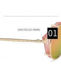 Goggle Luxury Sunglasses Metal Frame-Classic Matte Shade Glasses-Polarized Unisex - A - CP190O0U2AO $38.38