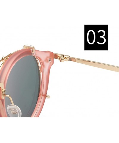 Goggle Luxury Sunglasses Metal Frame-Classic Matte Shade Glasses-Polarized Unisex - A - CP190O0U2AO $38.38