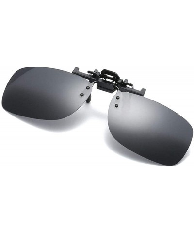 Aviator 2019 Fashion Polarized Sunglasses Clip Men Top Brand Designer Sun Silver - Silver - C218Y6TI4GD $11.36