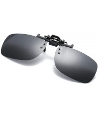 Aviator 2019 Fashion Polarized Sunglasses Clip Men Top Brand Designer Sun Silver - Silver - C218Y6TI4GD $11.36