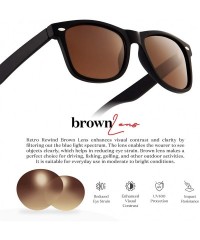 Oval Classic Polarized Sunglasses - Matte Black - Brown - CE1960TIKU9 $14.23