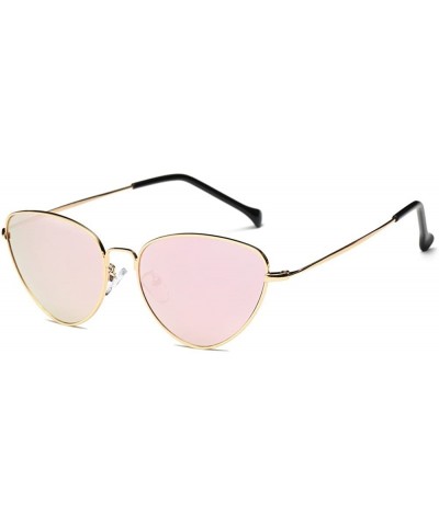 Round Stylish Sunglasses for Men Women 100% UV protectionPolarized Sunglasses - Gold - C518S8LLA80 $6.17