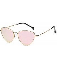 Round Stylish Sunglasses for Men Women 100% UV protectionPolarized Sunglasses - Gold - C518S8LLA80 $6.17