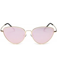 Round Stylish Sunglasses for Men Women 100% UV protectionPolarized Sunglasses - Gold - C518S8LLA80 $14.52