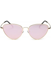 Round Stylish Sunglasses for Men Women 100% UV protectionPolarized Sunglasses - Gold - C518S8LLA80 $6.17