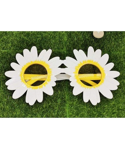 Round Unisex Fashion Glasses Splash Proof Anti-fog Chrysanthemum Protective Glasses Retro Vintage Sunglasses - Yellow - CR190...