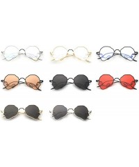 Oval Chic Women Brand Design Irregular Oval Transparent Party Sunglasses - Silver&gray - CQ18LNRD6IQ $13.06