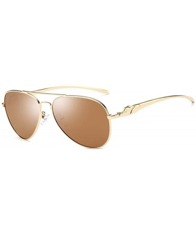 Aviator Glasses Men's Sunglasses Classic Sunglasses Polarizing Toad Mirror - A - CX18QO3XZSQ $60.77