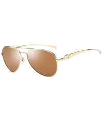 Aviator Glasses Men's Sunglasses Classic Sunglasses Polarizing Toad Mirror - A - CX18QO3XZSQ $35.65