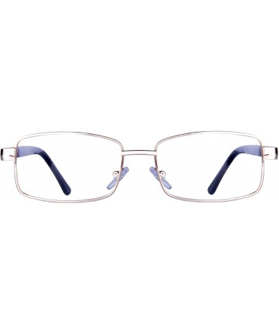 Rectangular Shortsighted Glasses Blue Light Blocking Filter Harmful Computer Rays Myopia Glasses-10339 - Gold - CJ18KOATYZO $...