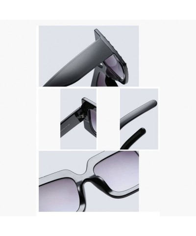 Oversized Rhinestone Sunglasses Women Big Square Sun Glasses for Women Luxury Accessories - Pink - CN18DTNKT9N $19.42