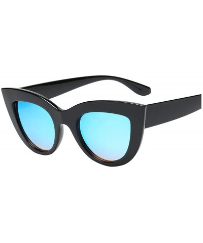 Square Fashion Sunglasses Mirrored Eyewear - A - C418RLXLQGD $19.31
