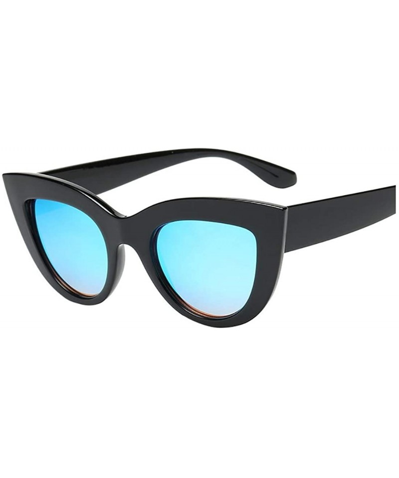 Square Fashion Sunglasses Mirrored Eyewear - A - C418RLXLQGD $12.10