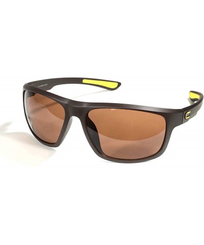 Wrap Big Head Sunglasses- Big Easy - Matte Brown/ Brown - C0193WW2ZUW $59.02
