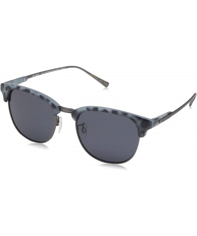 Square Life is Good Unisex-Adult Crater Lake Polarized Square Sunglasses - Matte Blue Tort - C918RMAIH3S $28.66