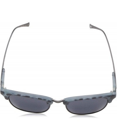 Square Life is Good Unisex-Adult Crater Lake Polarized Square Sunglasses - Matte Blue Tort - C918RMAIH3S $28.66