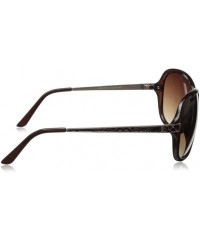 Oversized Women's R3158 Oversized Sunglasses - Brown - C411HJIVOY9 $36.24
