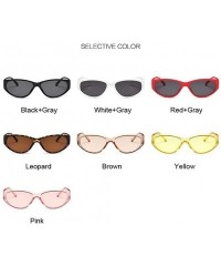 Cat Eye Sexy Cat Eye Sunglasses Women Mirror Sun Glasses Ladies Round Lens Shades For Female Eyewear UV400 - CF198XNAMTM $11.17