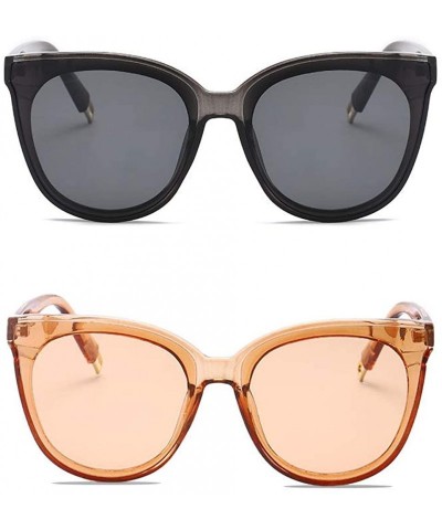 Round Sunglasses - Gray&champagne - CF18OXK74UK $12.11