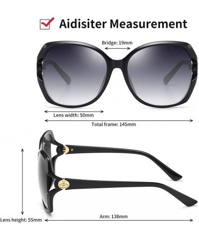 Rectangular Sunglasses for women Fashion quay classic Trendy Stylish Sunglasses black for womens Ladies Square glasses - CN18...
