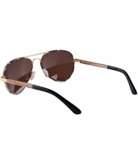 Oversized Mens Metal Handmade Wood Sunglasses Classic Frame Polarized Sun Glasses UV400 Protection - 1570 - CJ189KN6DCT $17.81