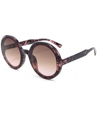 Oversized Trendy Oversized Round Sunglasses for Women Big Frame Eyewear UV Protection - C5 - CQ190ODT6GT $12.02